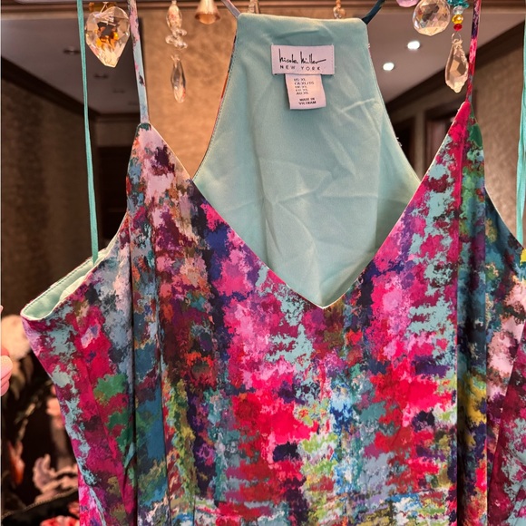 Nicole Miller Teal Dress - Picture 3 of 7